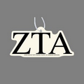 Paper Air Freshener W/ Tab - Greek Letters: Zeta Tau Alpha